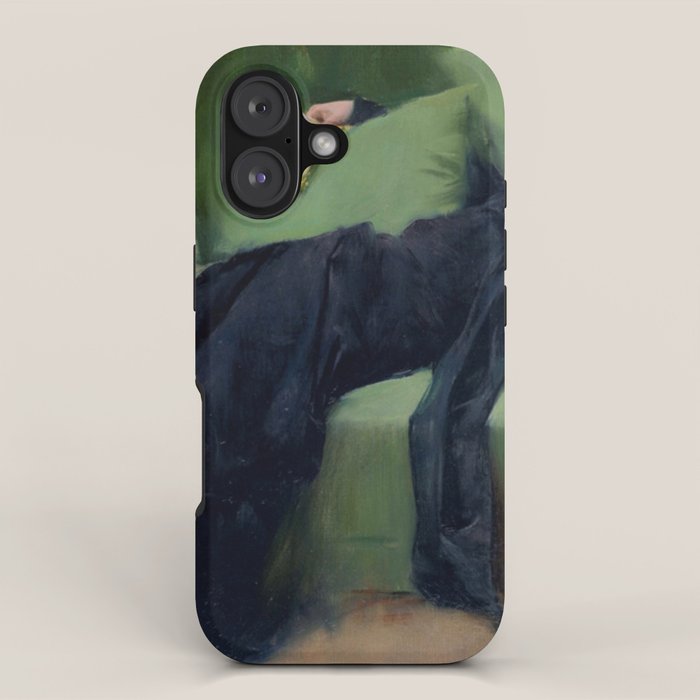 Decadent Young Woman after the Dance iPhone Case Gallery Image 1