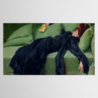 Decadent Young Woman after the Dance Tablecloth Gallery Image 2