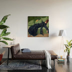 Decadent Young Woman after the Dance Wood Wall Art Gallery Image 2