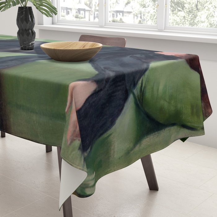 Decadent Young Woman after the Dance Tablecloth Gallery Image 3