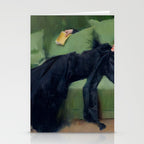 Decadent Young Woman after the Dance Stationery Card Gallery Image 2