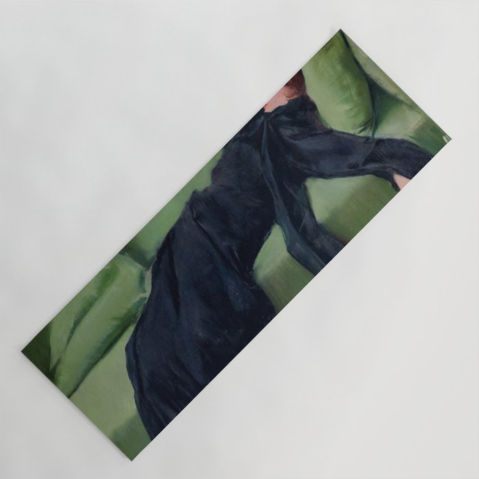 Decadent Young Woman after the Dance Yoga Mat Gallery Image 1