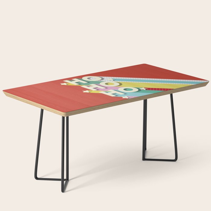 Ho Ho Ho Christmas typography Coffee Table Gallery Image 1