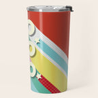 Ho Ho Ho Christmas typography Travel Mug Gallery Image 2