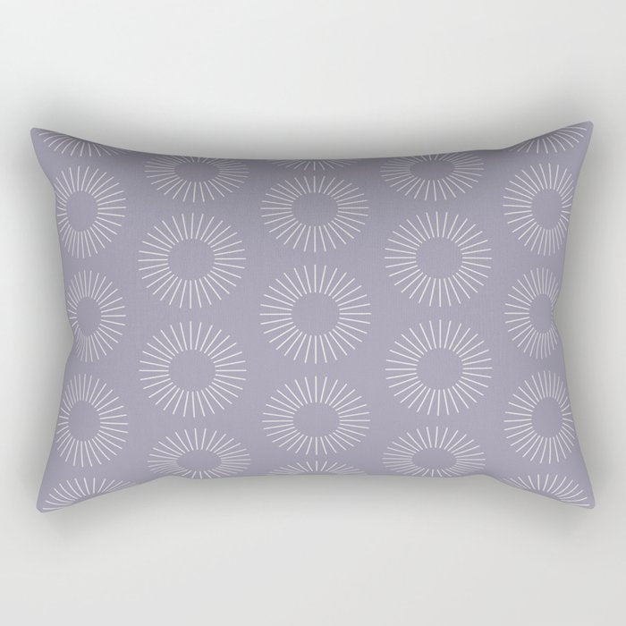 Minimalist Sunray Pattern II Rectangular Pillow Gallery Image 2