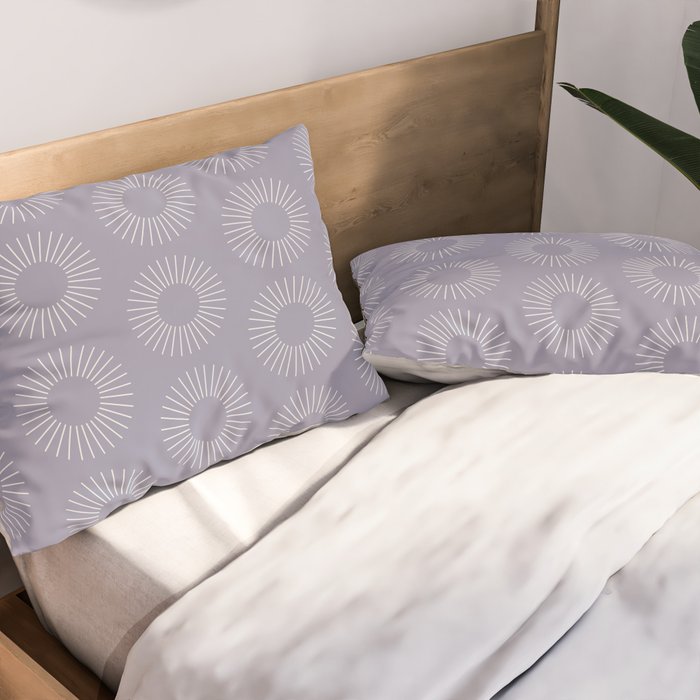 Minimalist Sunray Pattern II Pillow Sham Gallery Image 2
