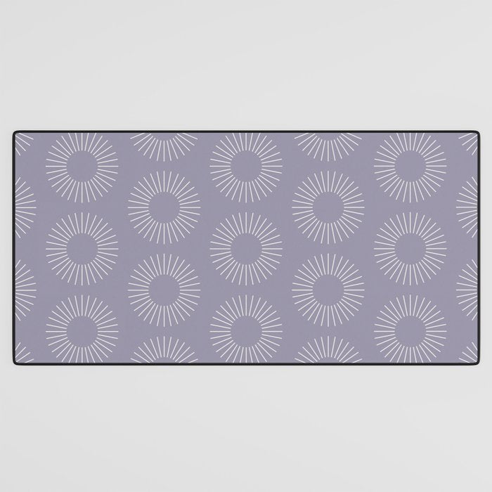 Minimalist Sunray Pattern II Desk Mat Gallery Image 3