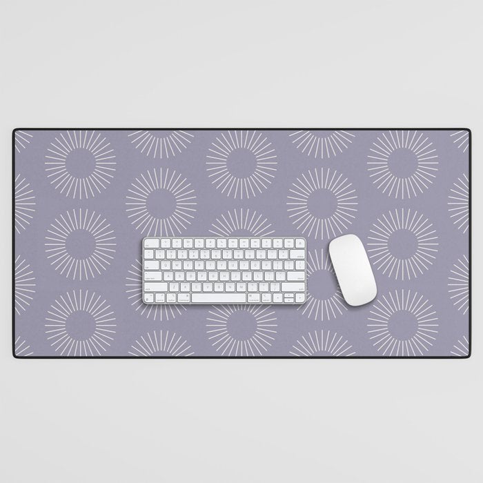 Minimalist Sunray Pattern II Desk Mat Gallery Image 1