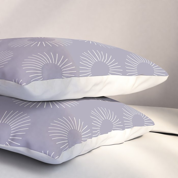 Minimalist Sunray Pattern II Pillow Sham Gallery Image 3