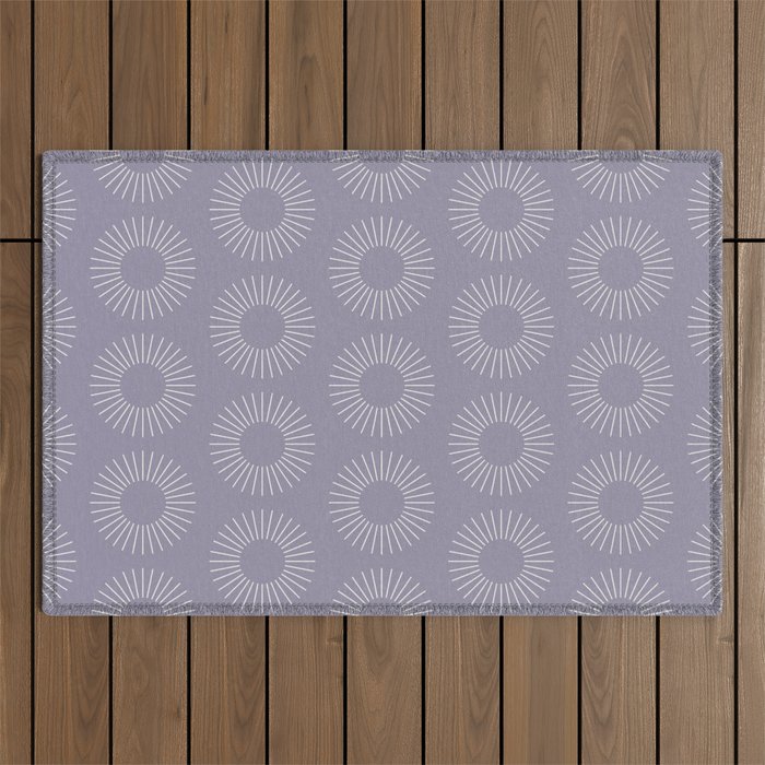 Minimalist Sunray Pattern II Outdoor Rug Gallery Image 1