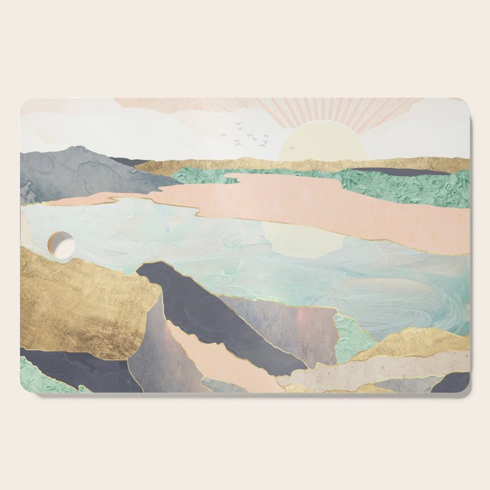 Sunrise Beach Cutting Board Gallery Image 1