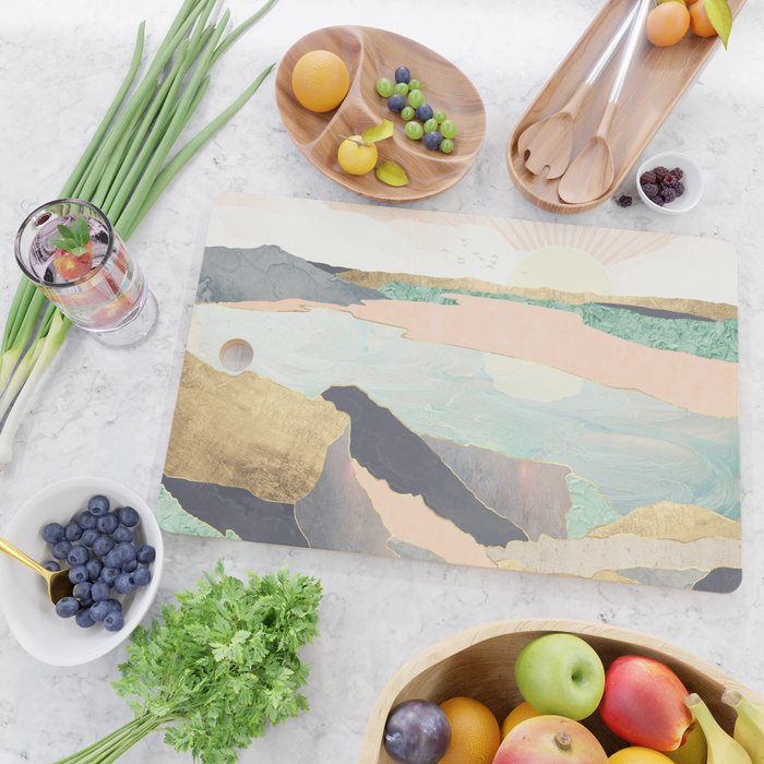 Sunrise Beach Cutting Board Gallery Image 2