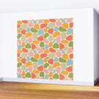 Colorful organic shape art pattern Wall Mural Gallery Image 2