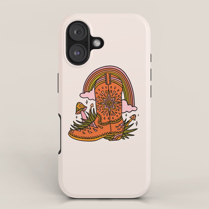Leo Cowboy Boots iPhone Case Gallery Image 1