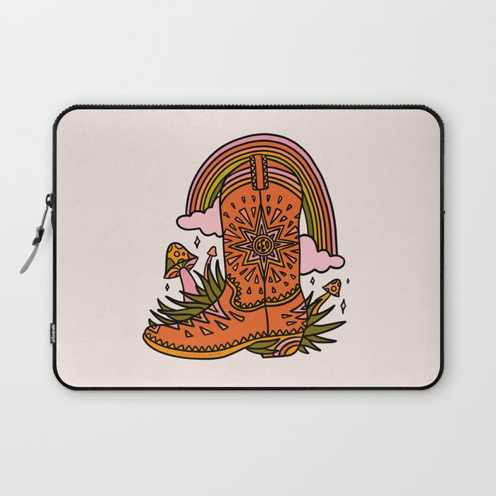 Leo Cowboy Boots Laptop Sleeve Gallery Image 1