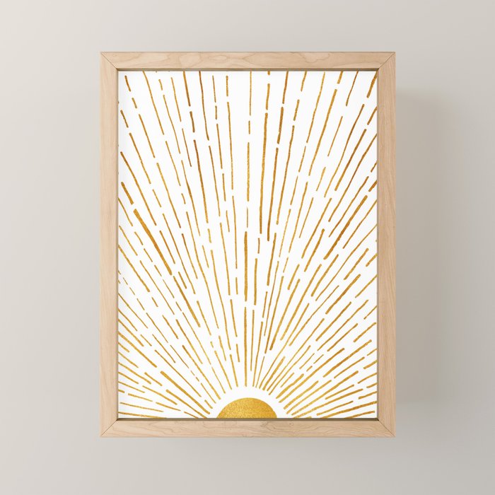 Let The Sunshine In 2 / Vertical Version Mini Art Print Gallery Image 1