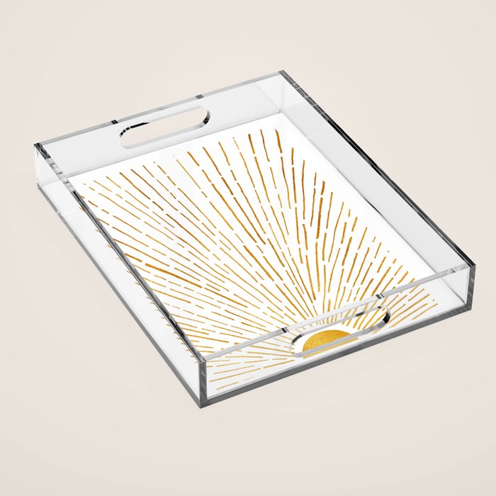 Let The Sunshine In 2 / Vertical Version Acrylic Tray Gallery Image 1