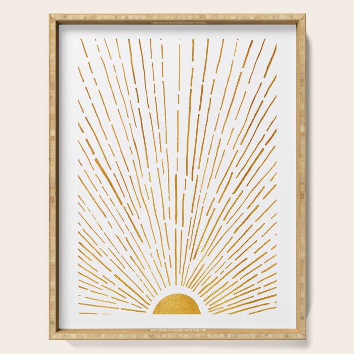 Let The Sunshine In 2 / Vertical Version Serving Tray Gallery Image 1