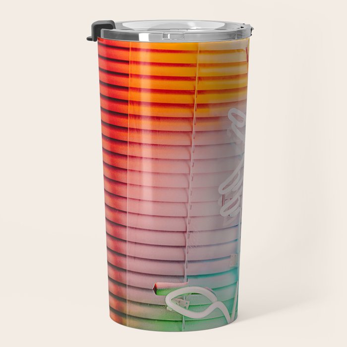 NEON ROSE Travel Mug Gallery Image 3