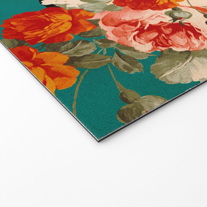 WOMAN WITH FLOWERS Welcome Mat Gallery Image 2