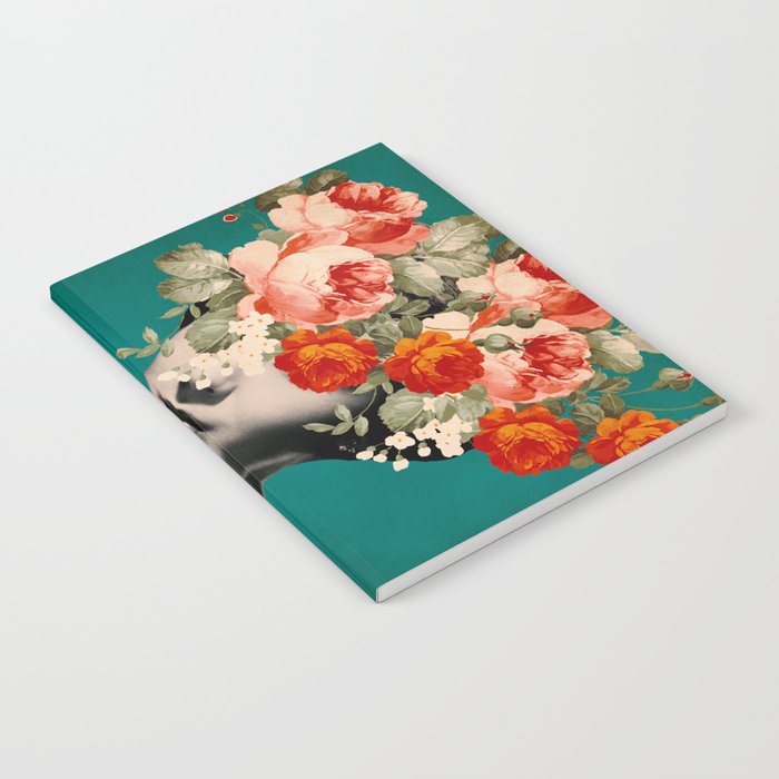 WOMAN WITH FLOWERS Notebook Gallery Image 2