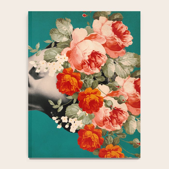 WOMAN WITH FLOWERS Notebook Gallery Image 4