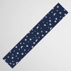 Moon Stars Pattern - Dark Blue Table Runner Gallery Image 3