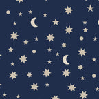 Moon Stars Pattern - Dark Blue Coffee Mug Gallery Image 2