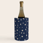 Moon Stars Pattern - Dark Blue Wine Chiller Gallery Image 3