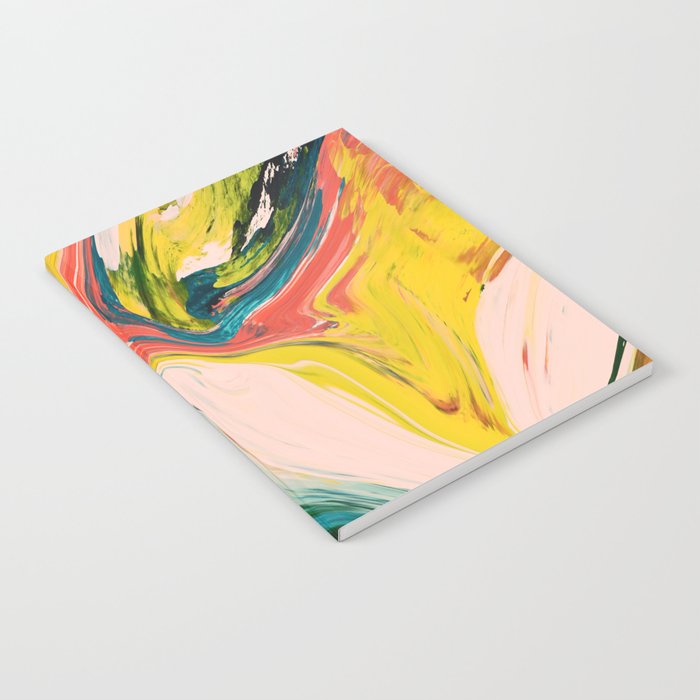 Revival: A colorful retro painting by Alyssa Hamilton Art   Notebook Gallery Image 1