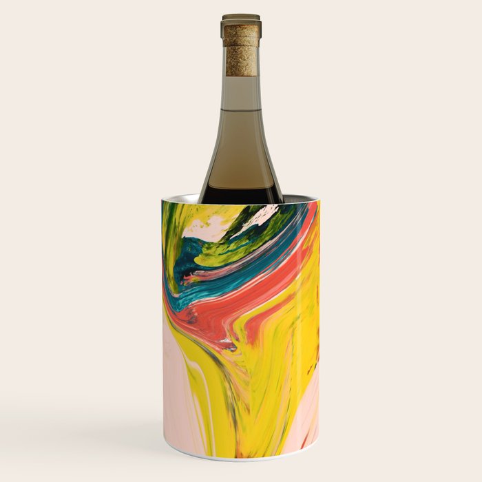 Revival: A colorful retro painting by Alyssa Hamilton Art   Wine Chiller Gallery Image 3