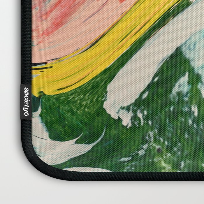 Revival: A colorful retro painting by Alyssa Hamilton Art   Laptop Sleeve Gallery Image 3