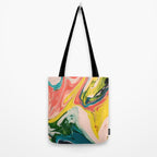 Revival: A colorful retro painting by Alyssa Hamilton Art   Tote Bag Gallery Image 2