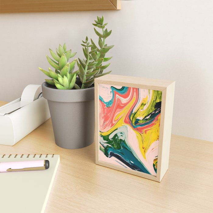 Revival: A colorful retro painting by Alyssa Hamilton Art   Mini Art Print Gallery Image 2