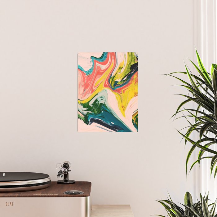 Revival: A colorful retro painting by Alyssa Hamilton Art   Poster Gallery Image 2