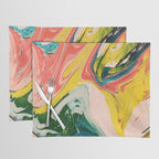 Revival: A colorful retro painting by Alyssa Hamilton Art   Placemat Gallery Image 1