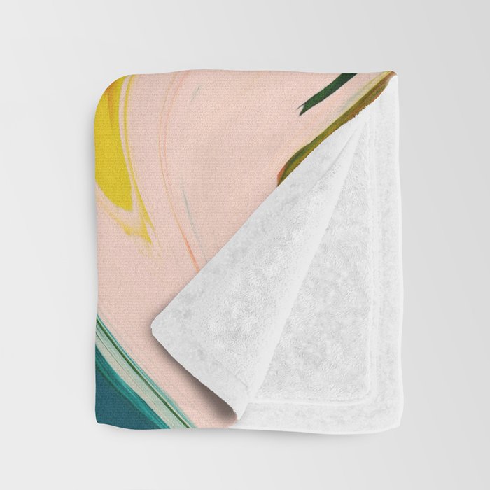 Revival: A colorful retro painting by Alyssa Hamilton Art   Throw Blanket Gallery Image 3