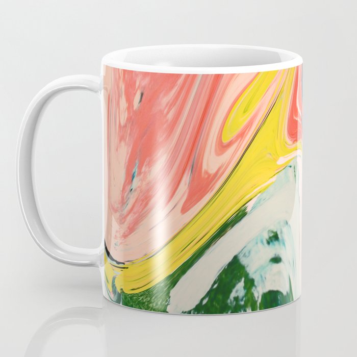 Revival: A colorful retro painting by Alyssa Hamilton Art   Coffee Mug Gallery Image 3