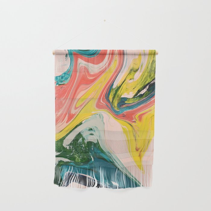 Revival: A colorful retro painting by Alyssa Hamilton Art   Wall Hanging Gallery Image 1