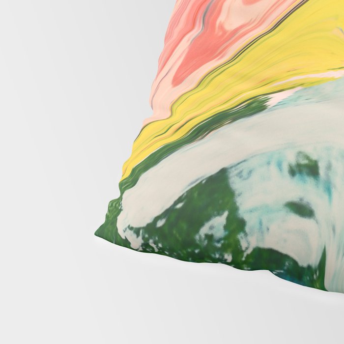 Revival: A colorful retro painting by Alyssa Hamilton Art   Pillow Sham Gallery Image 4