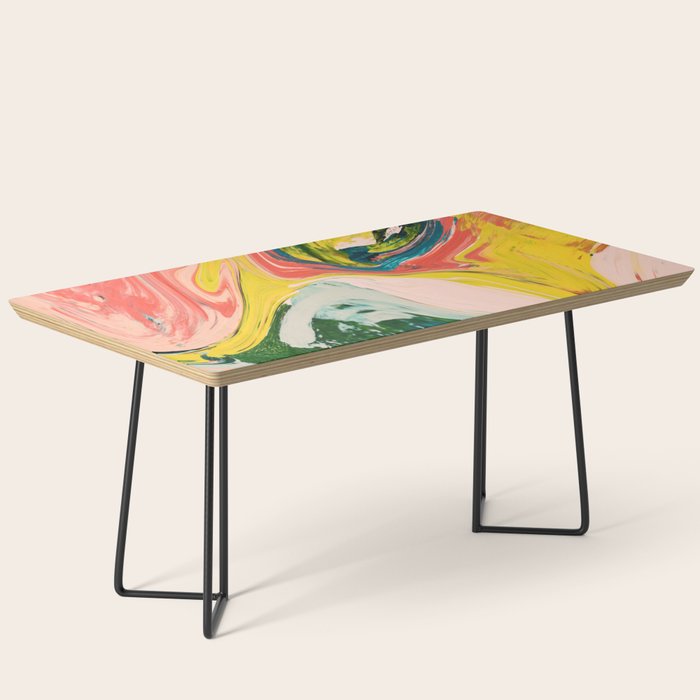 Revival: A colorful retro painting by Alyssa Hamilton Art   Coffee Table Gallery Image 1