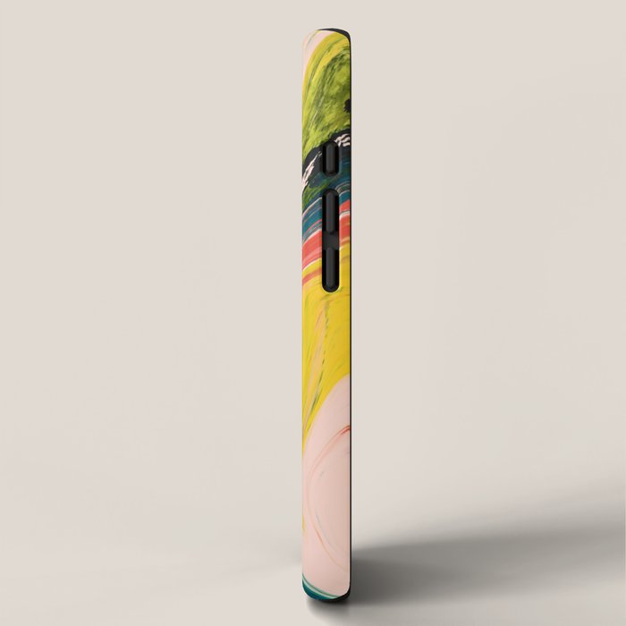 Revival: A colorful retro painting by Alyssa Hamilton Art   iPhone Case Gallery Image 2