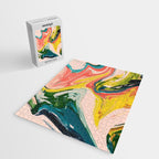 Revival: A colorful retro painting by Alyssa Hamilton Art   Jigsaw Puzzle Gallery Image 2