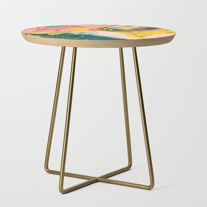 Revival: A colorful retro painting by Alyssa Hamilton Art   Side Table Gallery Image 1