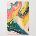 Revival: A colorful retro painting by Alyssa Hamilton Art   Cutting Board Gallery Image 1