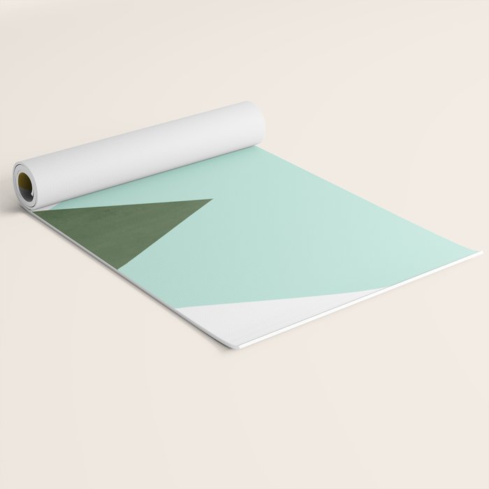 Geometrics - citrus & concrete Yoga Mat Gallery Image 2