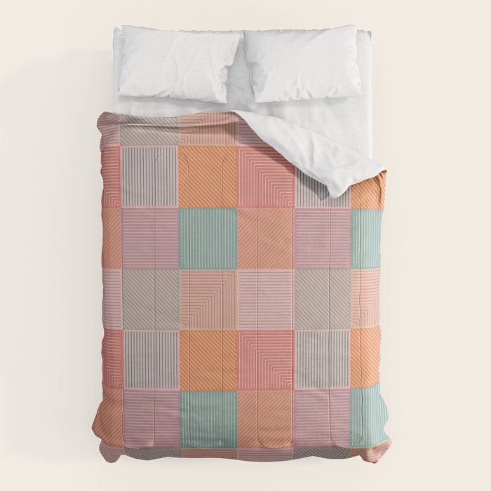 Flower Fields Abstract Comforter Gallery Image 1