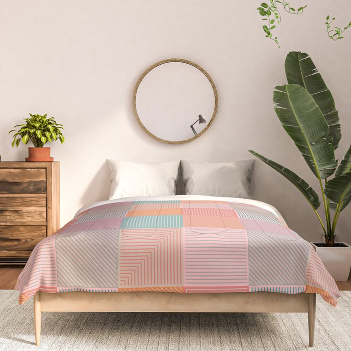 Flower Fields Abstract Comforter Gallery Image 3