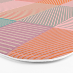 Flower Fields Abstract Bath Mat Gallery Image 3