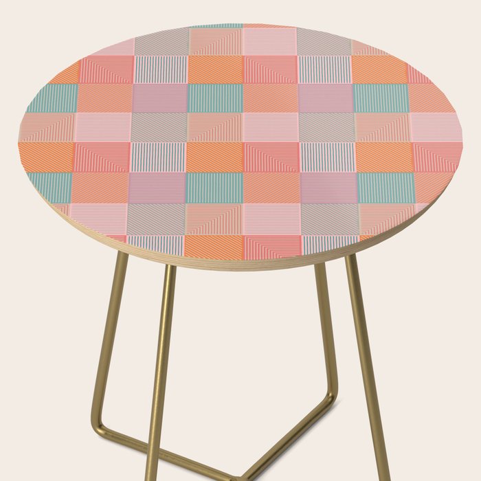 Flower Fields Abstract Side Table Gallery Image 2